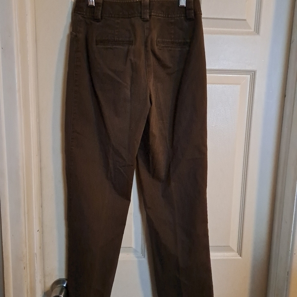 Talbots petites brown pants size 2 stretch - Picture 5 of 6